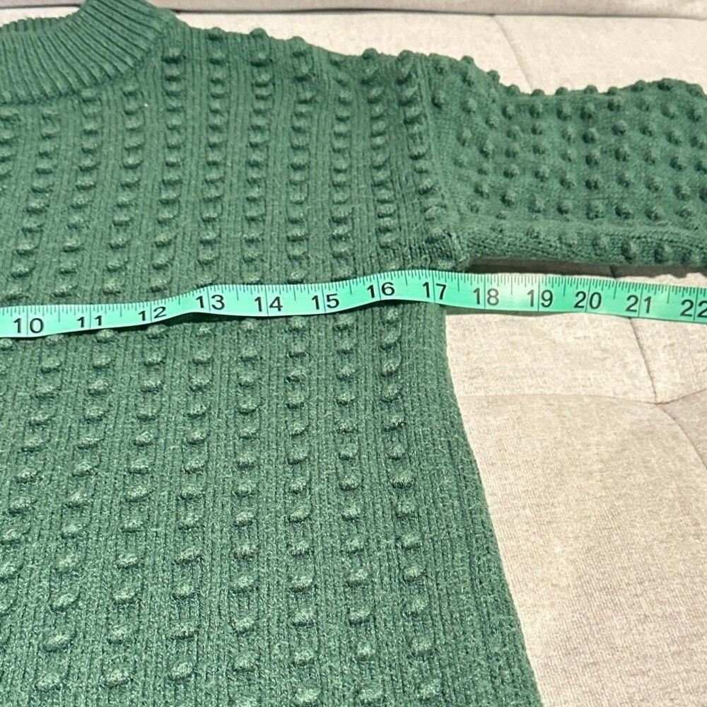 Lego Collection Target Popcorn Sweater Sz XS Green Cozy‎ Knit Warm Dark Academia - Picture 10 of 12